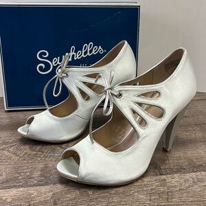 NEW Seychelles ‘I DO lll’ Mint Sprig Heels Size 11